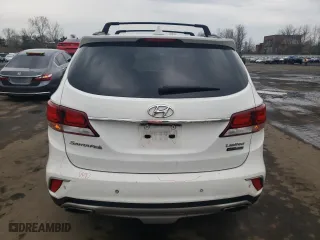 2017 Hyundai Santa Fe Limited Ultimate with VIN KM8SRDHF0HU242835, listed as a Copart auction lot 52719165 with 129,697 mi miles and Salvage Title. Bid and sale history available at carsss.com. Image 6.