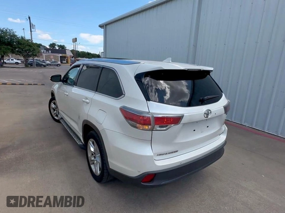 2014 Toyota Highlander Limited with VIN 5TDYKRFH8ES007510, listed as a Copart auction lot 63150215 with 229,244 mi miles and Clean title. Bid and sale history available at DreamBid. Image 3.