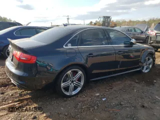 2013 Audi S4 Premium Plus with VIN WAUBGAFL2DA221334, listed as a Copart auction lot 74572834 with 117,713 mi miles and Salvage Title. Bid and sale history available at carsss.com. Image 3.