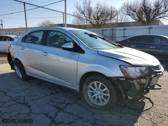2017 Chevrolet Sonic LT with VIN 1G1JD5SH9H4124595, listed as a Copart auction lot 50126025 with 96,612 mi miles and Salvage Title. Bid and sale history available at carsss.com. Image 4.
