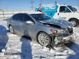 2014 Acura RLX Advance Pkg with VIN JH4KC1F98EC003695, listed as a Copart auction lot 41734995 with 271,032 mi miles and Salvage Title. Bid and sale history available at carsss.com. Image 4.