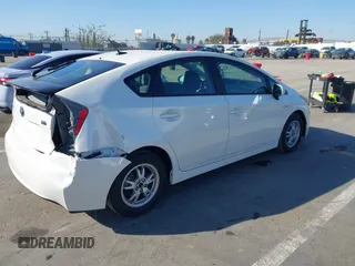 2011 Toyota Prius I with VIN JTDKN3DU6B1342882, listed as a IAAI auction lot 41763788 with 137,120 mi miles. Bid and sale history available at carsss.com. Image 4.