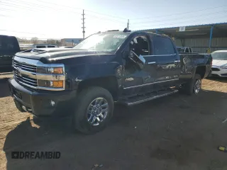 2017 Chevrolet Silverado 3500HD High Country with VIN 1GC4K1EY7HF212936, listed as a Copart auction lot 52511925 with 201,569 mi miles and Salvage Title. Bid and sale history available at DreamBid. Image 1.