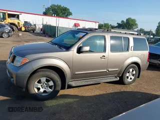 2006 Nissan Pathfinder SE with VIN 5N1AR18W96C660064, listed as a IAAI auction lot 42702343 with 198,734 mi miles and . Bid and sale history available at DreamBid. Image 14.