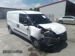2020 Ram ProMaster City Cargo Van Tradesman with VIN ZFBHRFAB4L6R97116, listed as a IAAI auction lot 36772428 with 3,386 mi miles. Bid and sale history available at carsss.com. Image 1.