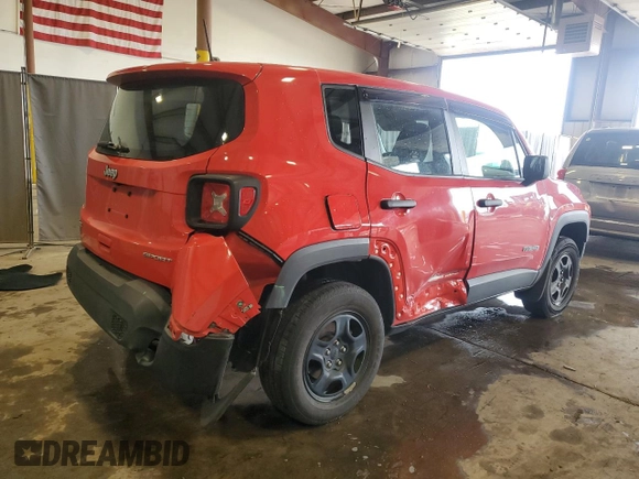 2018 Jeep Renegade Upland с VIN ZACCJBAB2JPJ50593, выставлен на аукционе Copart как лот 60989745 с пробегом 55 054 миль миль и Списание • Salvage title. История ставок и продаж доступна на DreamBid. Изображение 3.