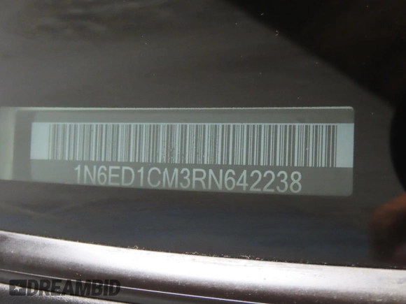2024 Nissan Frontier S with VIN 1N6ED1CM3RN642238, listed as a Copart auction lot 44577095 with 2,233 mi miles and Salvage title. Bid and sale history available at DreamBid. Image 10.