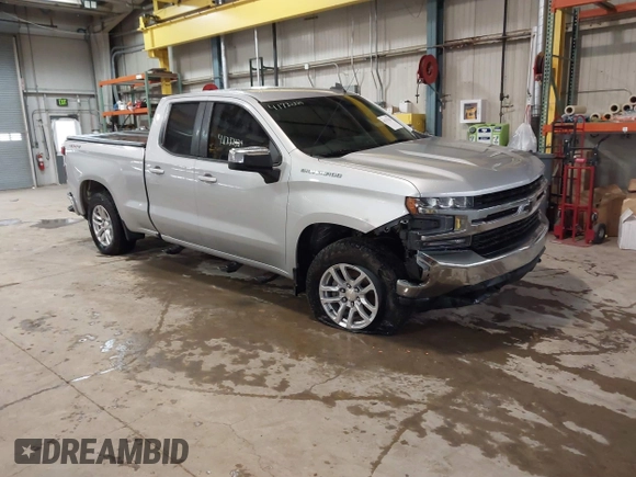 2020 Chevrolet Silverado 1500 LT with VIN 1GCRYDED7LZ312481, listed as a IAAI auction lot 41732329 with 89,446 mi miles. Bid and sale history available at carsss.com. Image 1.