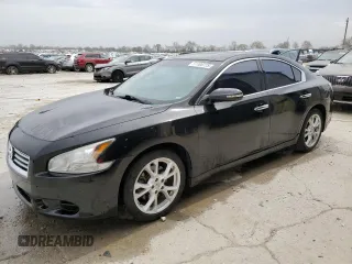2014 Nissan Maxima 3.5 S with VIN 1N4AA5AP4EC430006, listed as a Copart auction lot 51100775 with 107,216 mi miles and Salvage Title. Bid and sale history available at carsss.com. Image 1.