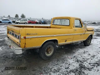 1971 Ford F-250 с VIN F25HRL00594, выставлен на аукционе Copart как лот 86818544 с пробегом 61 417 миль миль и Списание • Salvage title. История ставок и продаж доступна на DreamBid. Изображение 3.