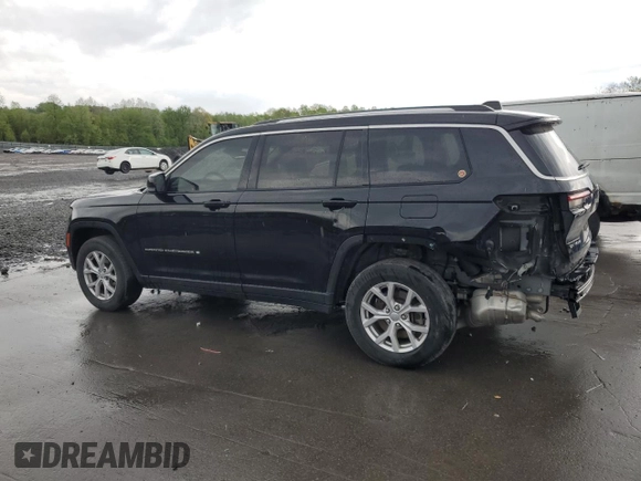 2022 Jeep Grand Cherokee Limited z VIN 1C4RJKBG5N8578842, wystawiony jako Copart lot #55616725 z przebiegiem 54 007 mil mil oraz Szkoda całkowita • Salvage title. Historia ofert i sprzedaży dostępna na DreamBid. Obrazek 2.