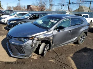 2021 Lexus NX with VIN JTJSARDZ2M2261768, listed as a Copart auction lot 43656645 with 20,997 mi miles and Salvage Title. Bid and sale history available at carsss.com. Image 1.