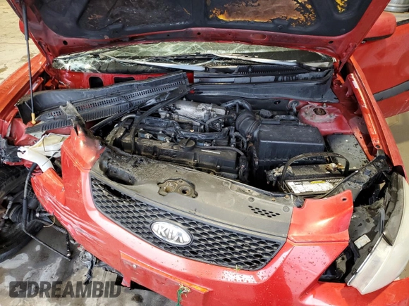 2008 Kia Rio LX with VIN KNADE123186318490, listed as a Copart auction lot 51544285 with Not Provided miles and Salvage Title. Bid and sale history available at DreamBid. Image 11.