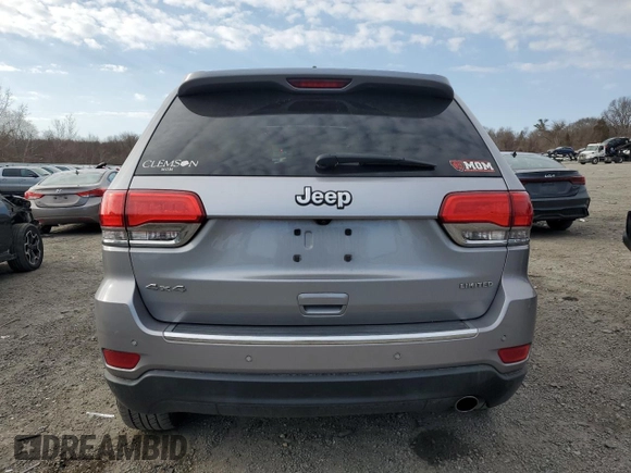 2017 Jeep Grand Cherokee Limited with VIN 1C4RJFBG3HC603228, listed as a Copart auction lot 48909985 with 99,293 mi miles and Salvage Title. Bid and sale history available at carsss.com. Image 6.