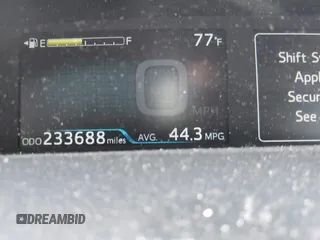 2017 Toyota Prius Two with VIN JTDKBRFU5H3047469, listed as a IAAI auction lot 41845172 with 233,688 mi miles. Bid and sale history available at carsss.com. Image 15.