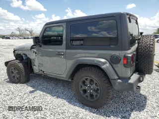 2022 Jeep Wrangler Willys Sport with VIN 1C4GJXANXNW210785, listed as a Copart auction lot 59355275 with 25,887 mi miles and Salvage title. Bid and sale history available at DreamBid. Image 2.