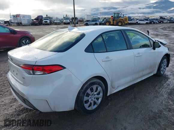 2022 Toyota Corolla LE with VIN JTDEPMAE2N3020162, listed as a IAAI auction lot 41146438 with 71,265 mi miles and . Bid and sale history available at DreamBid. Image 4.