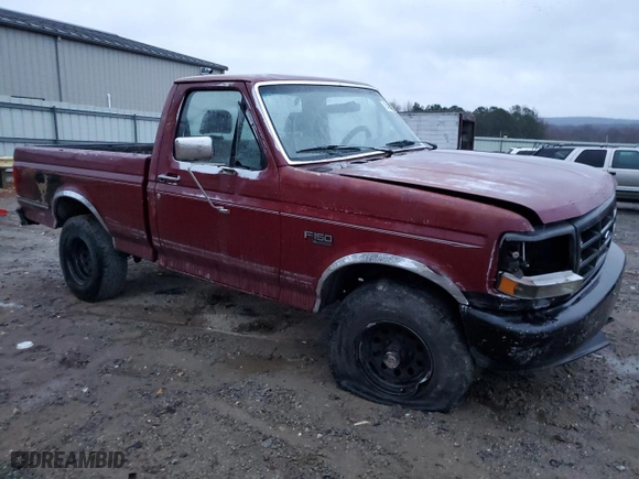 1993 Ford Pickup with VIN 1FTEF14Y8PNA72930, listed as a Copart auction lot 83403404 with 185,178 mi miles and Salvage Title. Bid and sale history available at carsss.com. Image 4.