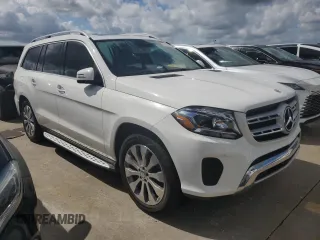 2017 Mercedes-Benz GLS 450 with VIN 4JGDF6EE8HA897075, listed as a Copart auction lot 74218194 with Not Provided miles and Salvage Title. Bid and sale history available at DreamBid. Image 4.