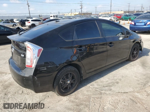 2013 Toyota Prius One with VIN JTDKN3DU9D5593262, listed as a Copart auction lot 44037195 with 128,924 mi miles and Salvage Title. Bid and sale history available at carsss.com. Image 3.