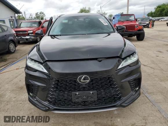 2023 Lexus RX 500h F Sport Performance с VIN 2T2BCMEA9PC003628, выставлен на аукционе Copart как лот 57673995 с пробегом 34 567 миль миль и Списание • Salvage title. История ставок и продаж доступна на DreamBid. Изображение 5.