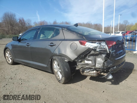 2013 Kia Optima EX with VIN 5XXGN4A71DG259068, listed as a Copart auction lot 54130825 with 162,778 mi miles and Salvage Title. Bid and sale history available at carsss.com. Image 2.