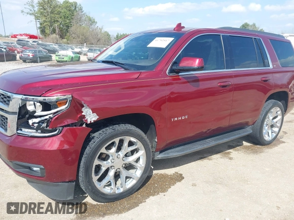 2019 Chevrolet Tahoe LT z VIN 1GNSCBKC9KR102552, wystawiony jako IAAI lot #41792517 z przebiegiem 92 856 mil mil oraz . Historia ofert i sprzedaży dostępna na DreamBid. Obrazek 6.