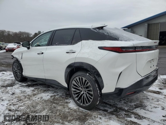 2024 Lexus RZ 450e Premium z VIN JTJAAAABXRA025712, wystawiony jako Copart lot #86183394 z przebiegiem 3 799 mil mil oraz Szkoda całkowita • Salvage title. Historia ofert i sprzedaży dostępna na DreamBid. Obrazek 2.