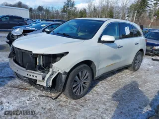 2015 Acura MDX Tech Pkg with VIN 5FRYD4H49FB012727, listed as a IAAI auction lot 41397797 with 134,347 mi miles. Bid and sale history available at carsss.com. Image 18.
