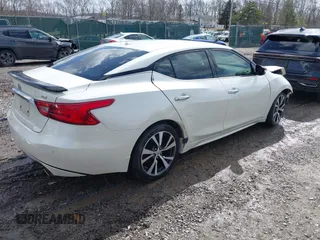 2017 Nissan Maxima SV with VIN 1N4AA6APXHC416086, listed as a IAAI auction lot 41694314 with 192,513 mi miles and . Bid and sale history available at DreamBid. Image 4.