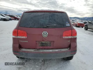 2005 Volkswagen Touareg with VIN WVGZG77L95D082012, listed as a Copart auction lot 87481944 with Not provided miles and Clean title. Bid and sale history available at DreamBid. Image 6.