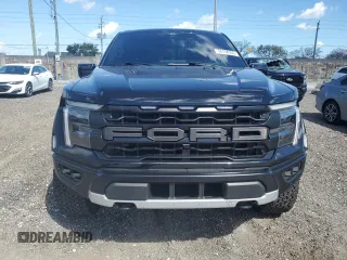 2024 Ford F-150 Raptor with VIN 1FTFW1RG4RFA57634, listed as a Copart auction lot 50156555 with 19,887 mi miles and Salvage Title. Bid and sale history available at carsss.com. Image 5.
