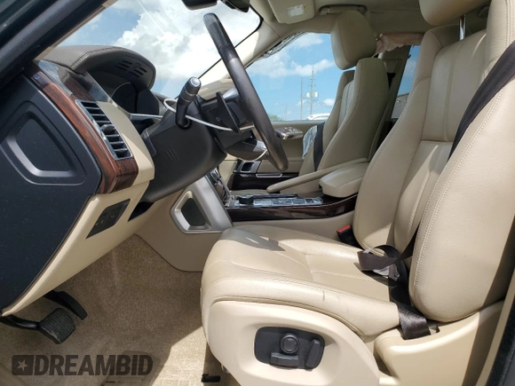 2017 Land Rover Range Rover with VIN SALGR2FK4HA367362, listed as a Copart auction lot 63200615 with 54,686 mi miles and Salvage title. Bid and sale history available at DreamBid. Image 7.