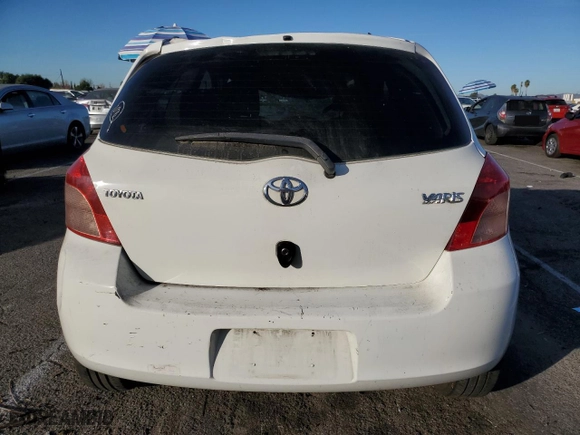 2007 Toyota Yaris with VIN JTDJT923375062335, listed as a Copart auction lot 85112574 with 0 mi miles and Salvage Title. Bid and sale history available at carsss.com. Image 6.