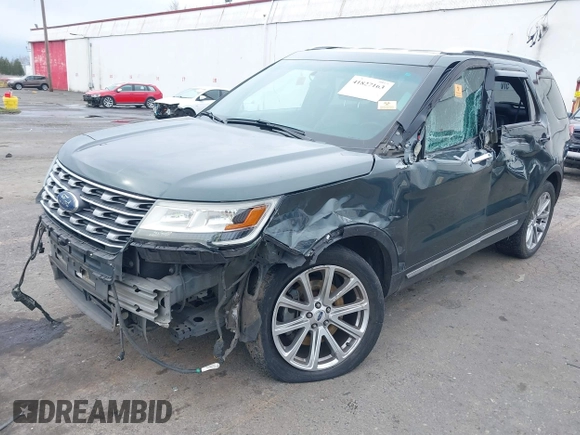 2016 Ford Explorer Limited with VIN 1FM5K8F8XGGA36450, listed as a IAAI auction lot 41827163 with Not Provided miles. Bid and sale history available at carsss.com. Image 2.
