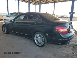 2012 Mercedes-Benz C 300 Sport with VIN WDDGF8BB7CR207887, listed as a Copart auction lot 62177525 with 158,417 mi miles and Salvage title. Bid and sale history available at DreamBid. Image 2.