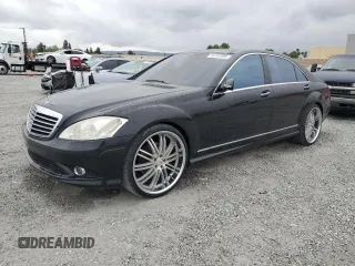 2008 Mercedes-Benz S 550 with VIN WDDNG71X38A196405, listed as a Copart auction lot 53757595 with 95,363 mi miles and Clean Title. Bid and sale history available at DreamBid. Image 1.
