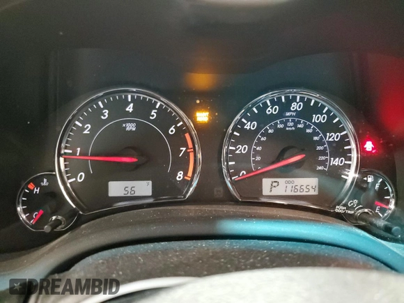 2012 Toyota Corolla L with VIN 2T1BU4EE8CC852308, listed as a Copart auction lot 52346695 with 116,654 mi miles and Salvage Title. Bid and sale history available at carsss.com. Image 9.