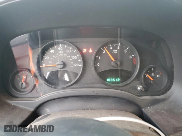 2012 Jeep Patriot Sport with VIN 1C4NJPBA8CD540761, listed as a Copart auction lot 89010545 with 103,512 mi miles and Salvage Title. Bid and sale history available at DreamBid. Image 9.