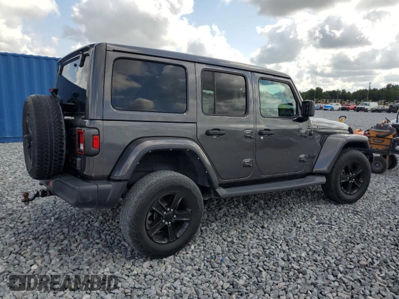 2021 Jeep Wrangler Unlimited Sahara с VIN 1C4HJXEG2MW729537, выставлен на аукционе Copart как лот 57131645 с пробегом 49 179 миль миль и Списание • Salvage title. История ставок и продаж доступна на DreamBid. Изображение 3.
