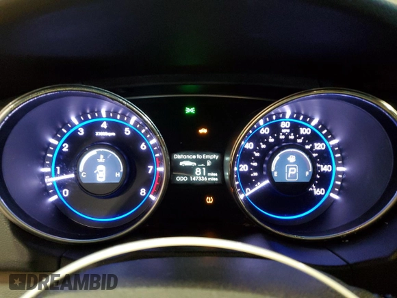 2011 Hyundai Sonata SE with VIN 5NPEC4AB6BH256346, listed as a Copart auction lot 43411485 with 147,336 mi miles and Clean Title. Bid and sale history available at DreamBid. Image 9.