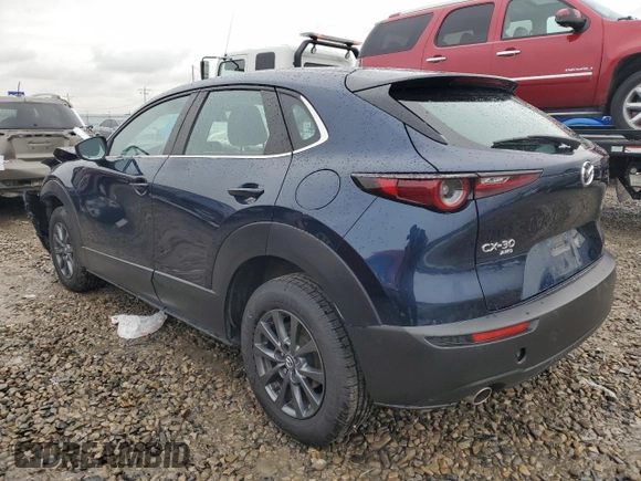 2022 Mazda CX-30 S with VIN 3MVDMBAL7NM418164, listed as a Copart auction lot 41493465 with 28,646 mi miles and Salvage title. Bid and sale history available at DreamBid. Image 2.