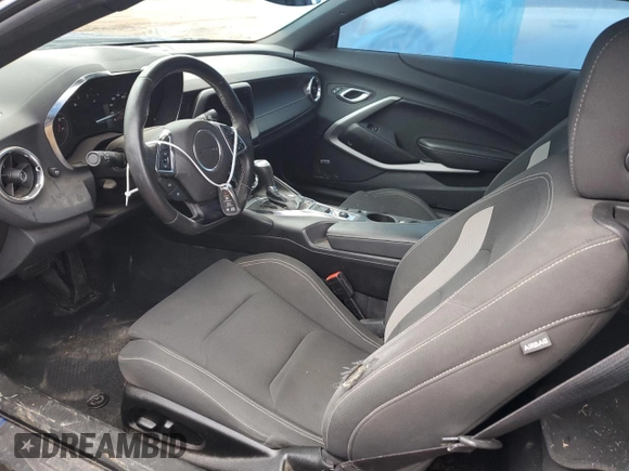 2023 Chevrolet Camaro LT1 with VIN 1G1FF1R77P0130441, listed as a Copart auction lot 84910704 with 76,275 mi miles and Salvage Title. Bid and sale history available at DreamBid. Image 7.