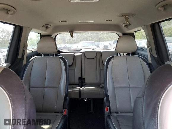 2017 Kia Sedona SX-L with VIN KNDME5C14H6271933, listed as a Copart auction lot 53614575 with 166,429 mi miles and Clean Title. Bid and sale history available at carsss.com. Image 10.