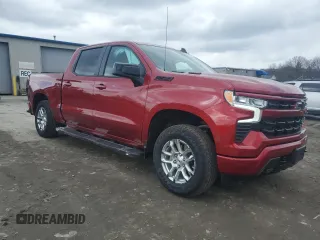 2024 Chevrolet Silverado 1500 RST with VIN 1GCUDEE82RZ258398, listed as a Copart auction lot 52103005 with 12,953 mi miles and Salvage Title. Bid and sale history available at carsss.com. Image 4.