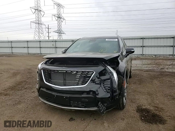 2022 Cadillac XT4 AWD Premium Luxury with VIN 1GYFZDR43NF132553, listed as a Copart auction lot 50869955 with 25,412 mi miles and Salvage title. Bid and sale history available at DreamBid. Image 10.