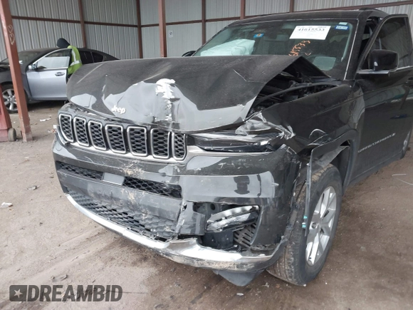2023 Jeep Grand Cherokee Limited with VIN 1C4RJKBG0P8810475, listed as a IAAI auction lot 41615533 with 28,671 mi miles and . Bid and sale history available at DreamBid. Image 6.