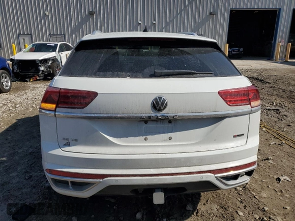 2021 Volkswagen Atlas SE with VIN 1V2RE2CAXMC209810, listed as a Copart auction lot 48430845 with 72,215 mi miles and Non repairable. Bid and sale history available at DreamBid. Image 6.