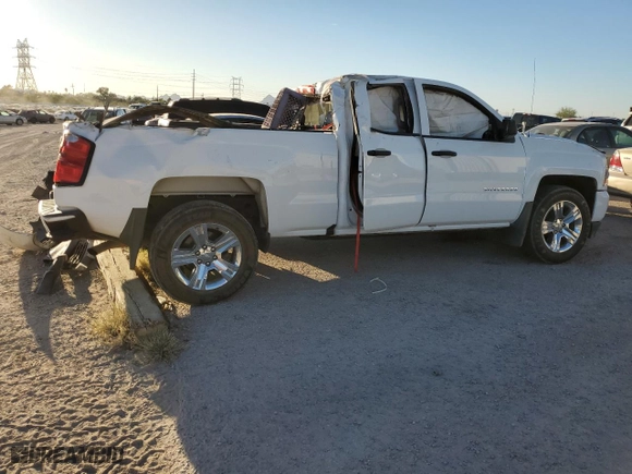 2019 Chevrolet Silverado 1500 LD Custom with VIN 2GCRCMECXK1211741, listed as a Copart auction lot 77419654 with 0 mi miles and Salvage Title. Bid and sale history available at carsss.com. Image 3.
