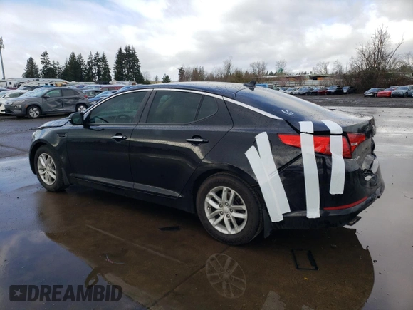 2013 Kia Optima LX with VIN KNAGM4A73D5327021, listed as a Copart auction lot 47583175 with 90,472 mi miles and Salvage Title. Bid and sale history available at carsss.com. Image 2.